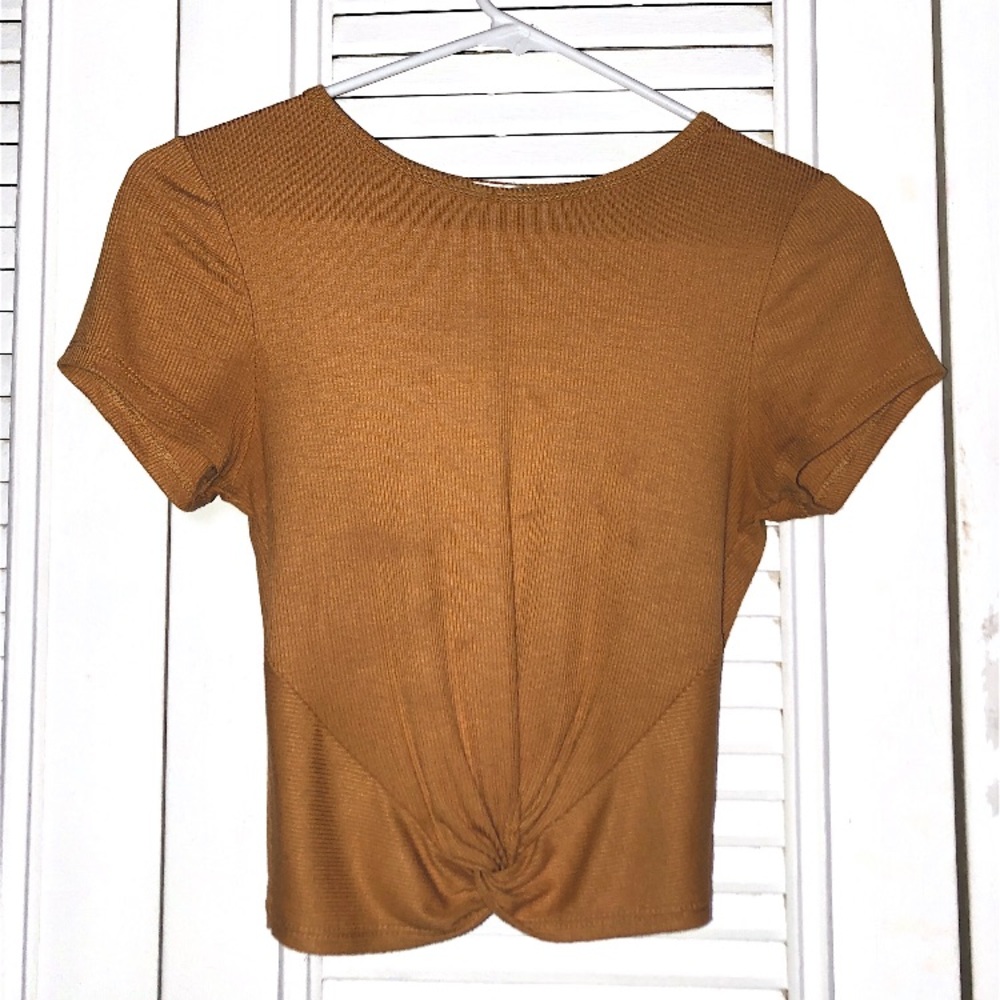 Yellow Knotted Top